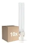 Flerpack 10x Philips PL-S 7W - UV-C | 2-Stift
