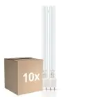Flerpack 10x Philips PL-L 24W - UV-C | 4-Stift