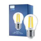 Philips Master Value LED Lustre E27 boll Filament Klar 3.4W 470lm - 927 Extra Varm Vit | Bästa färgåtergivning - Dimbar - Ersättare 40W