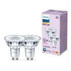 Flerpack 2x Philips LED Spot GU10 PAR16 5W 355lm 36D - 827 Extra Varm Vit