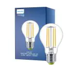 Philips MASTER LED Lampa Ultra Efficient E27 Päron Klar 2.3W 485lm - 830 Varm Vit | Ersättare 40W