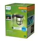 Philips Solar Radii Vägglampa Metall Svart 1.3W 250lm - 830 Varm Vit | IP44