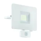 Eglo Vägglampa Faedo 3 Aluminium Vit 31W 3400lm - 850 Kallvit | IP44 - Rörelsesensor