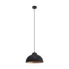 Eglo Pendellampa Truro 2 Stål Svart Koppar | IP20 - Passande för 1x E27 