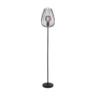 Eglo Golvlampa Newtown Stål Svart | IP20 - Passande för 1x E27 