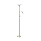 Eglo Golvlampa Up 2 Stål Satin Nickel | IP20 - Passande för 1x E27 
