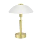 Eglo Bordslampa Solo 1 Stål Guld Vit | IP20 - Passande för 1x E14 