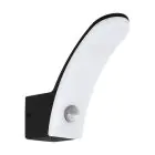 Eglo Vägglampa Fiumicino Utomhus Aluminium Svart 11.5W 1200lm - 830 Varm Vit