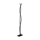 Eglo Golvlampa Lasana 3 Stål Aluminium Svart 17W 2300lm - 830 Varm Vit | IP20