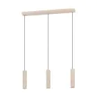 Eglo Pendellampa Caminia Stål Slipad 3x4.7W 3x345lm - 830 Varm Vit | IP20 - Inkl. 3x GU10