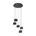 Eglo Pendellampa Hortunas Stål Svart 5.8W 690lm - 830 Varm Vit | IP20 - Dimbar 