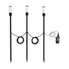 Flerpack 3x Eglo Spik Ljus Zancaro Aluminium Svart 1W 130lm - 830 Varm Vit | IP44