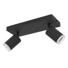 Eglo Connect.Z Smart Tak Spot Melitello-Z Stål Svart 7.4W 1100lm - 827-865 Justerbar Vit + RGB | Dimbar