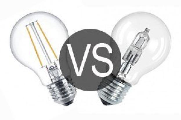 LED VS halogenlampor