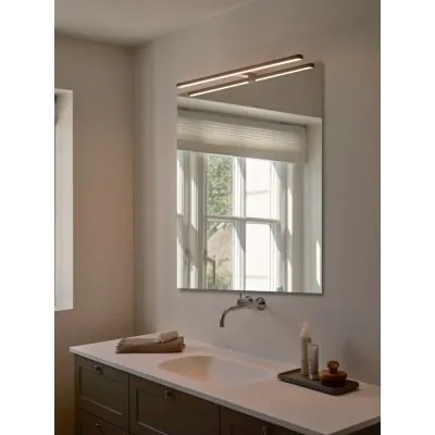 Nordlux Marlee 80 V&auml;gglampa Aluminium Svart 11.5W 1000lm - 930 Varm Vit | IP44 - B&auml;sta F&auml;rg&aring;tergivning