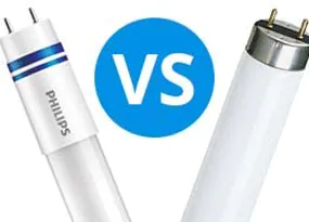 LED lysrör vs fluorescerande lysrör