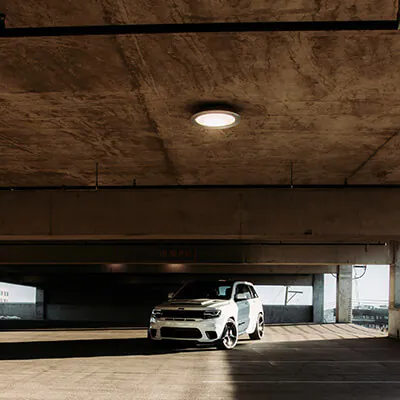 LED plafond parkeringshus