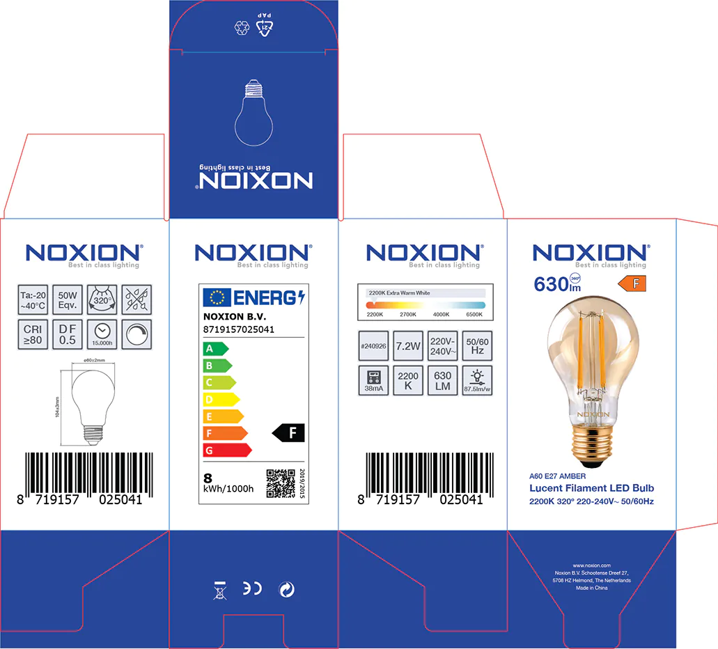 Noxion förpackning symboler