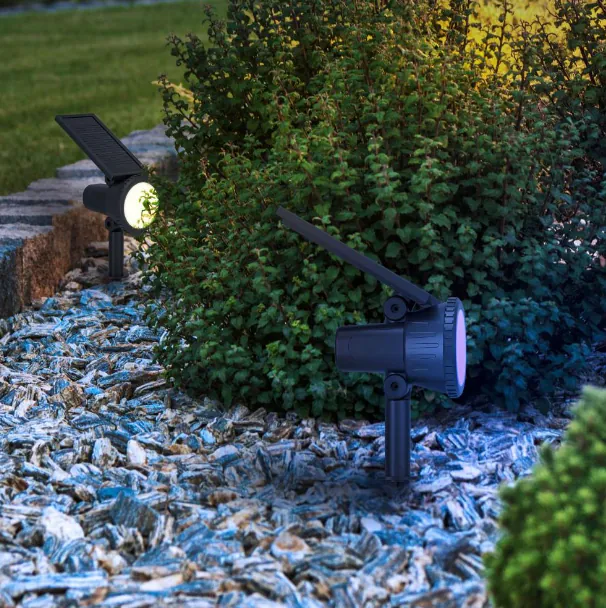 Eglo In-Ground Sambuco Utomhus Plast Svart 3W 230lm - 830 Varm Vit + RGB | Dimbar